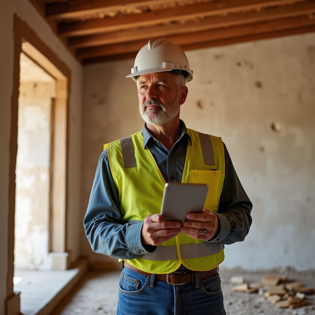 Fondateur d'EcoIsolation sur un chantier historique
